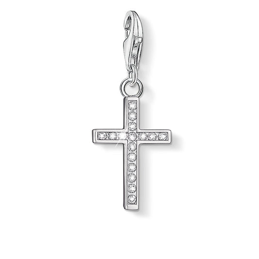 Thomas Sabo Cross Zirconia Silver Charm 0049-051-14