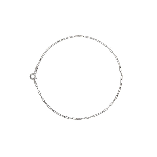 Achara Silver Ankle Bracelet Women Simple Anklet
