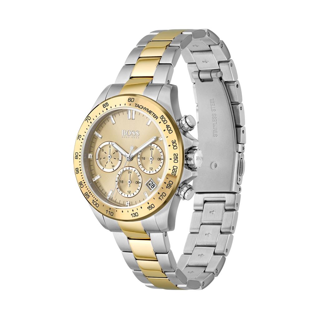 BOSS Novia Gold Dial 2 Tones Ladies Watch 1502618