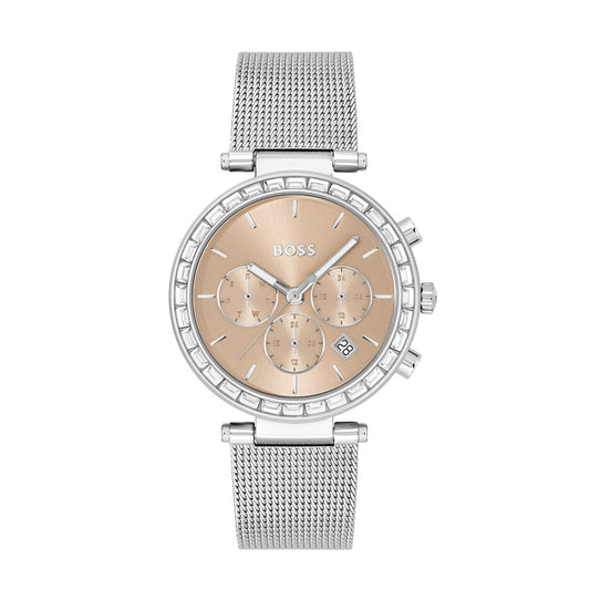 Boss Ladies Andra Steel Mesh Bracelet Watch 1502693