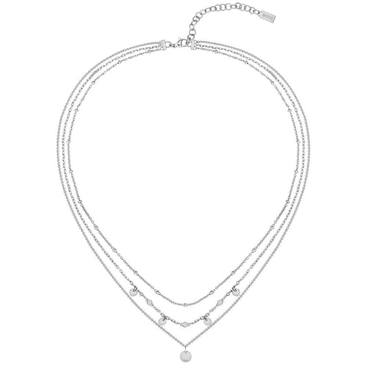 BOSS Ladies Iris Steel Crystal Necklace 1580330