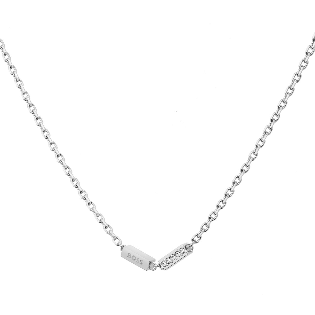 Boss Ladies Laria Steel Crystal Necklace 1580447