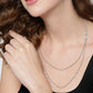 Boss Ladies Laria Steel Crystal Necklace 1580447