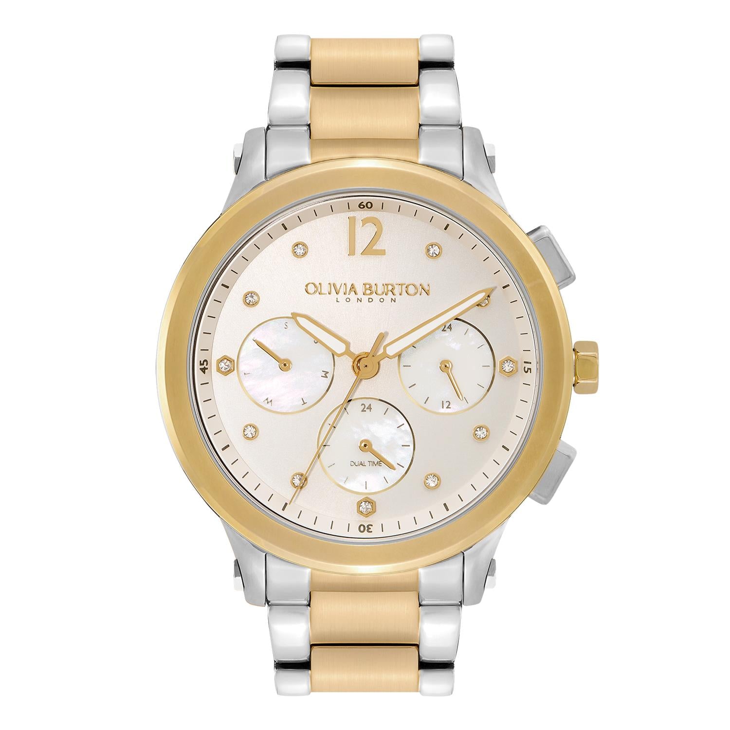 Two Tone Olivia Burton Mixed Metal Watch Olivia Burton Multi 