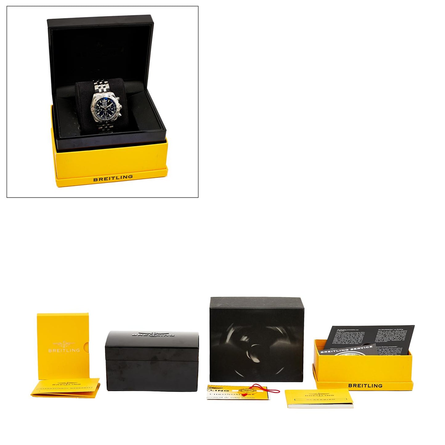 Gents S/Steel Breitling Blackbird A44359