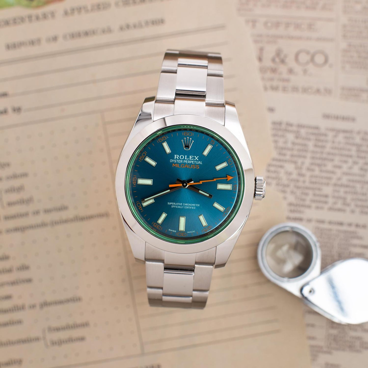 Pre-Owned Rolex Milgauss GV Z-Blue 116400GV