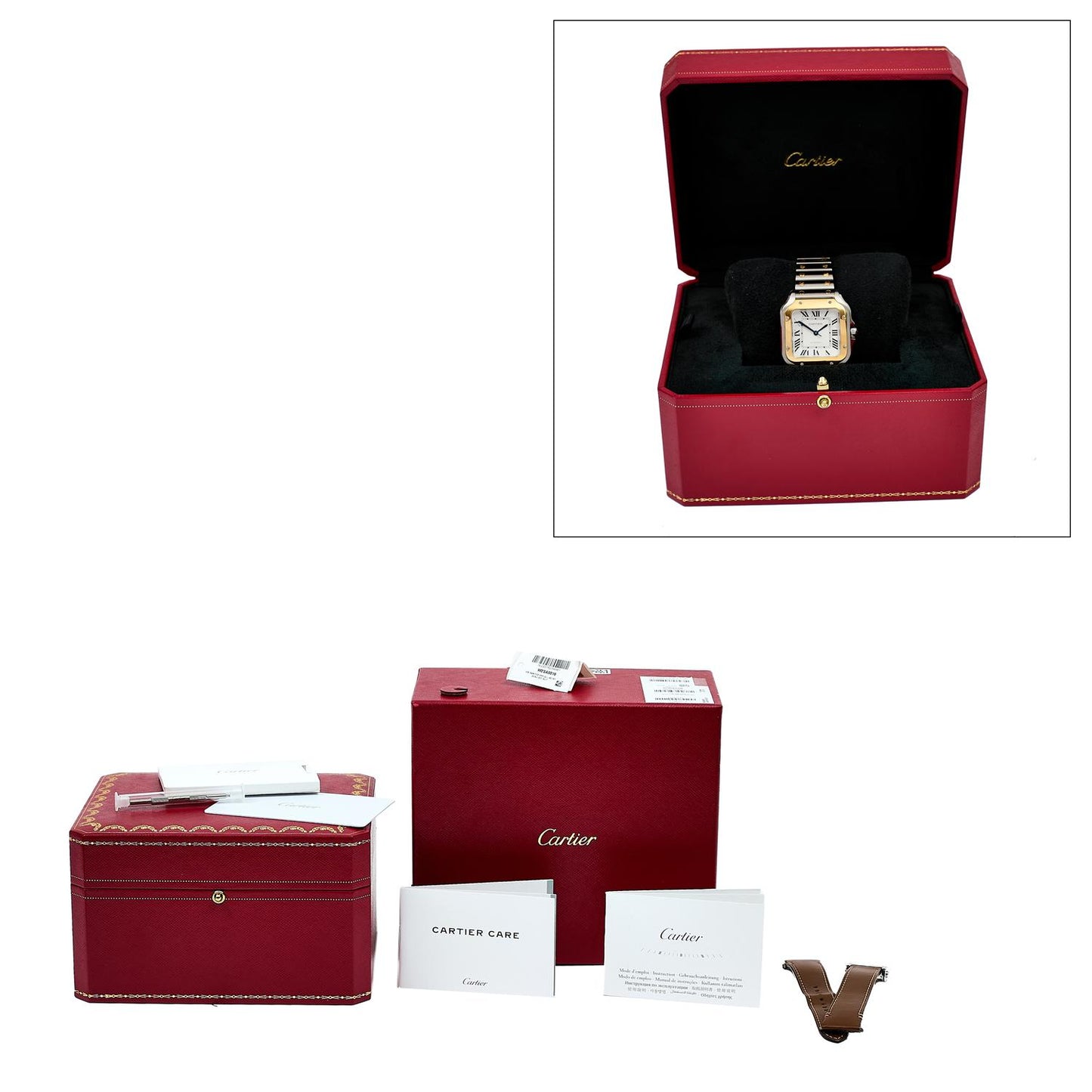 Pre-Owned Cartier Santos de Cartier W2SA0016