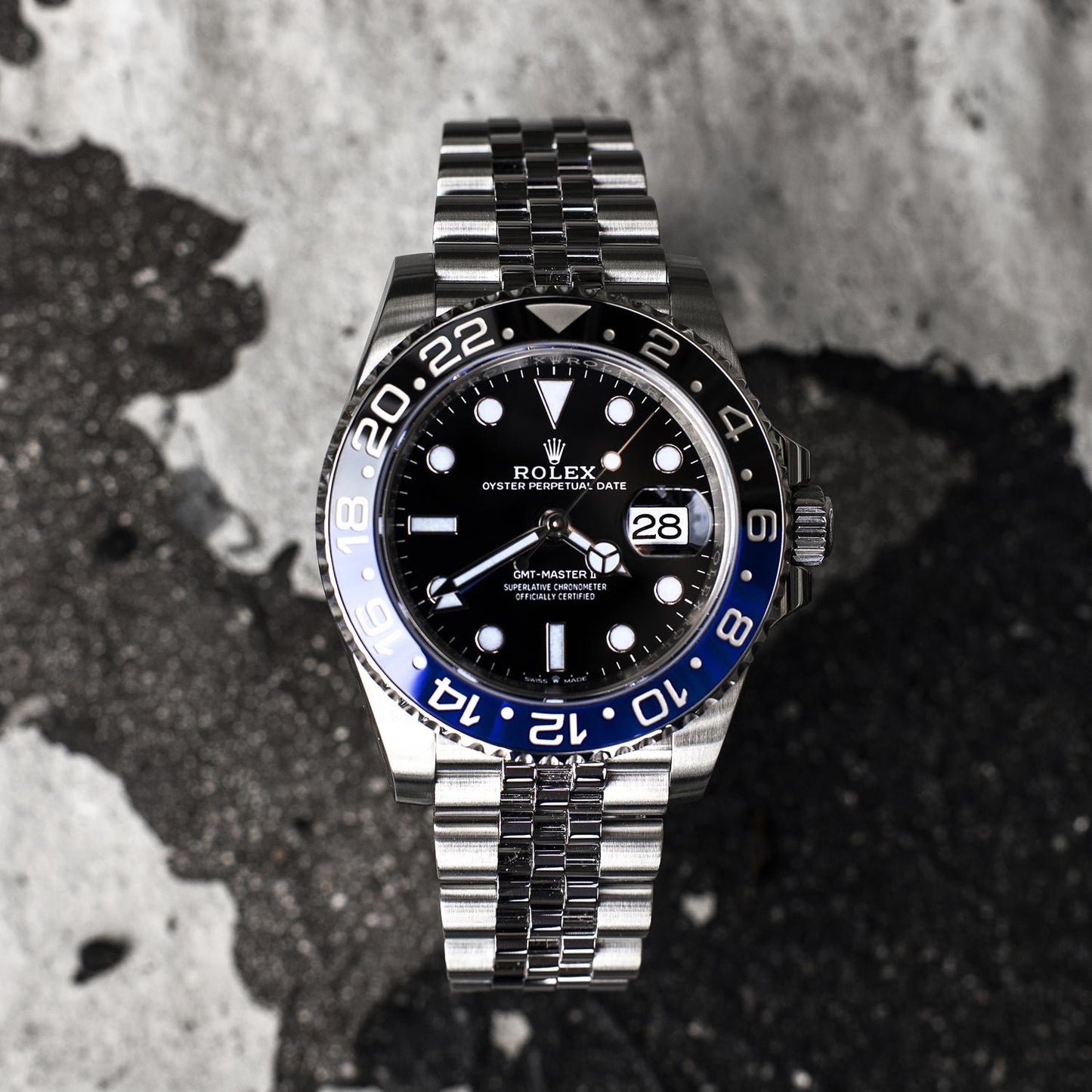 Pre-Owned Rolex GMT-Master II 126710BLNR