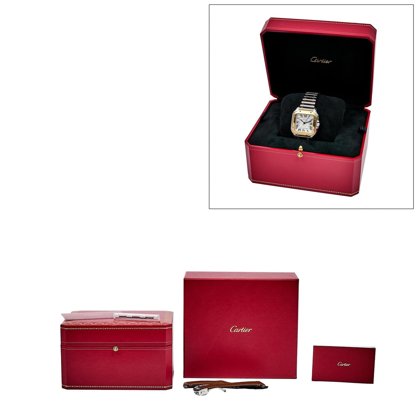 Pre-Owned Cartier Santos de Cartier W2SA0016