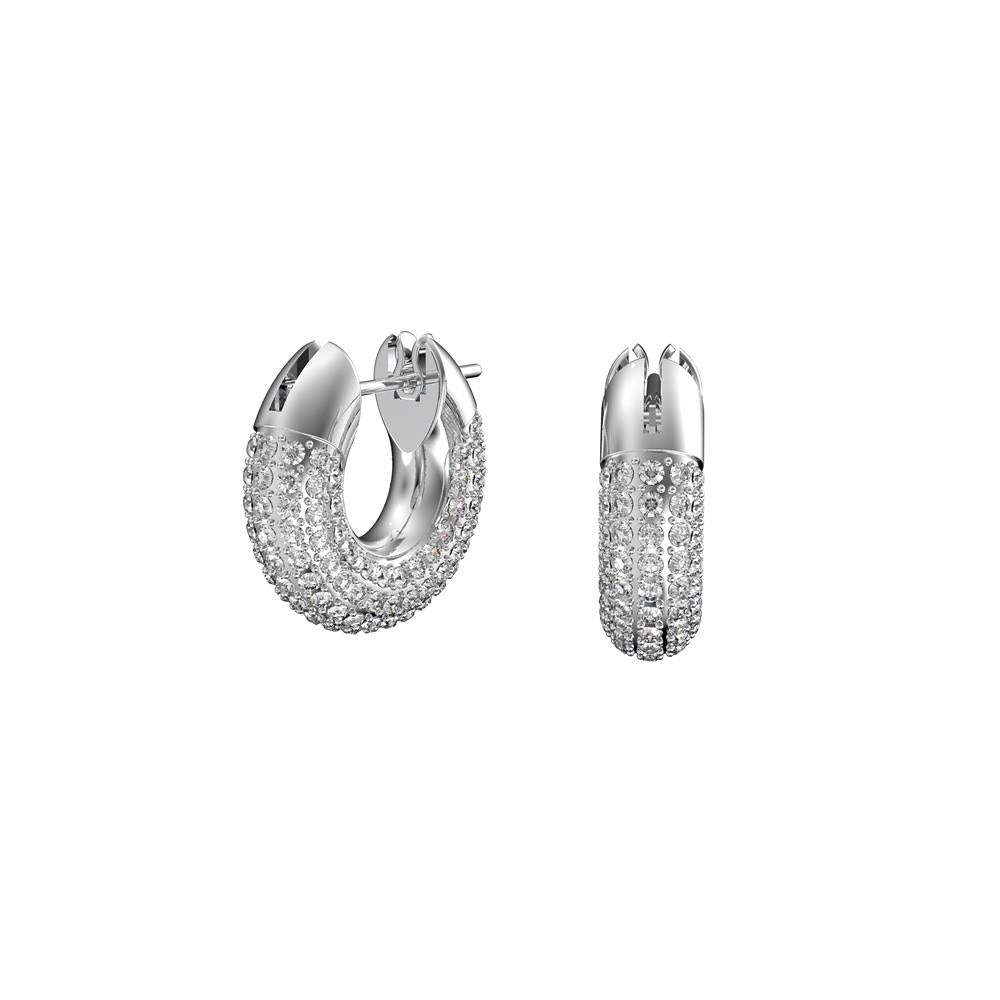 Swarovski Dextera Silver Hoop Earrings 5618306