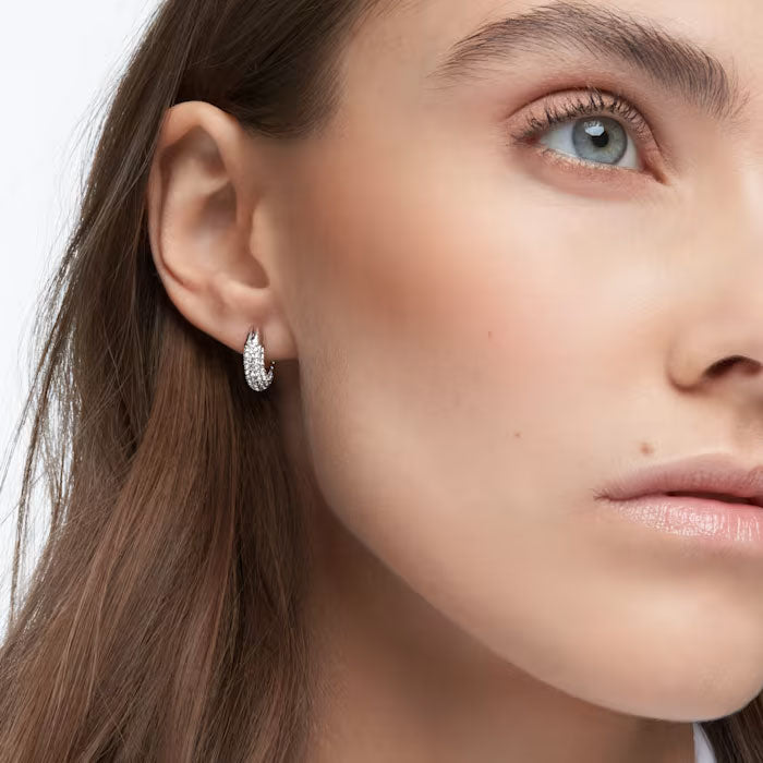 Swarovski Dextera Silver Hoop Earrings 5618306