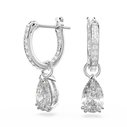 Swarovski Millenia Pear Drop Hoop Earrings 5636716