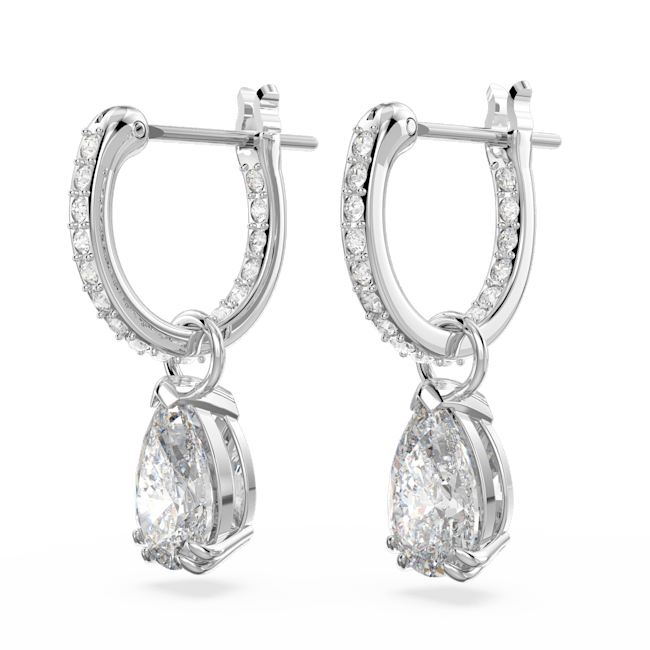 Swarovski Millenia Pear Drop Hoop Earrings 5636716