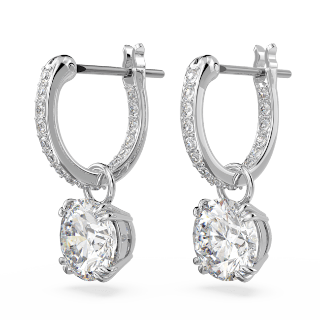 Swarovski Millenia Round Drop Hoop Earrings 5636717