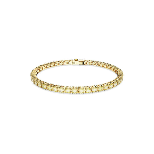Swarovski Matrix Small Tennis Bracelet Yellow 5648935