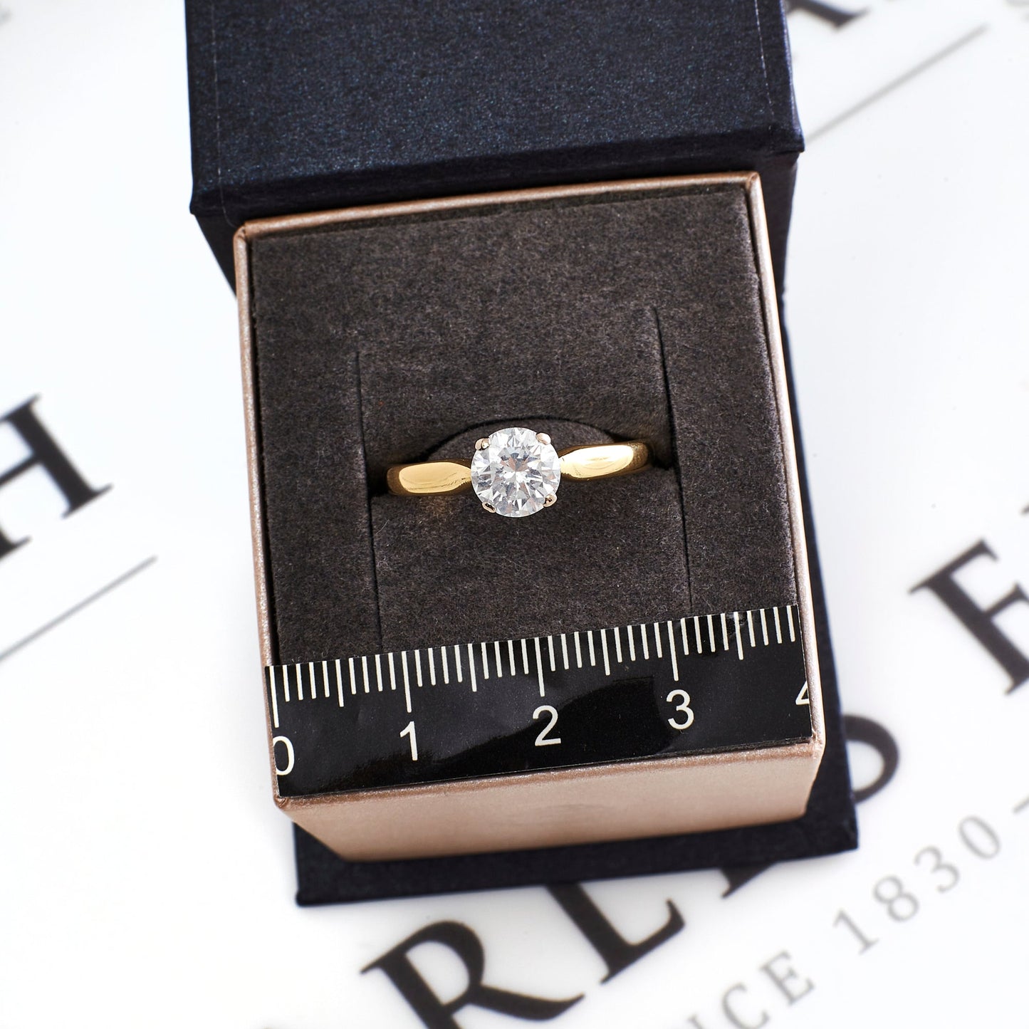 Pre-Owned 18ct Gold 1.05ct Diamond Solitaire Ring