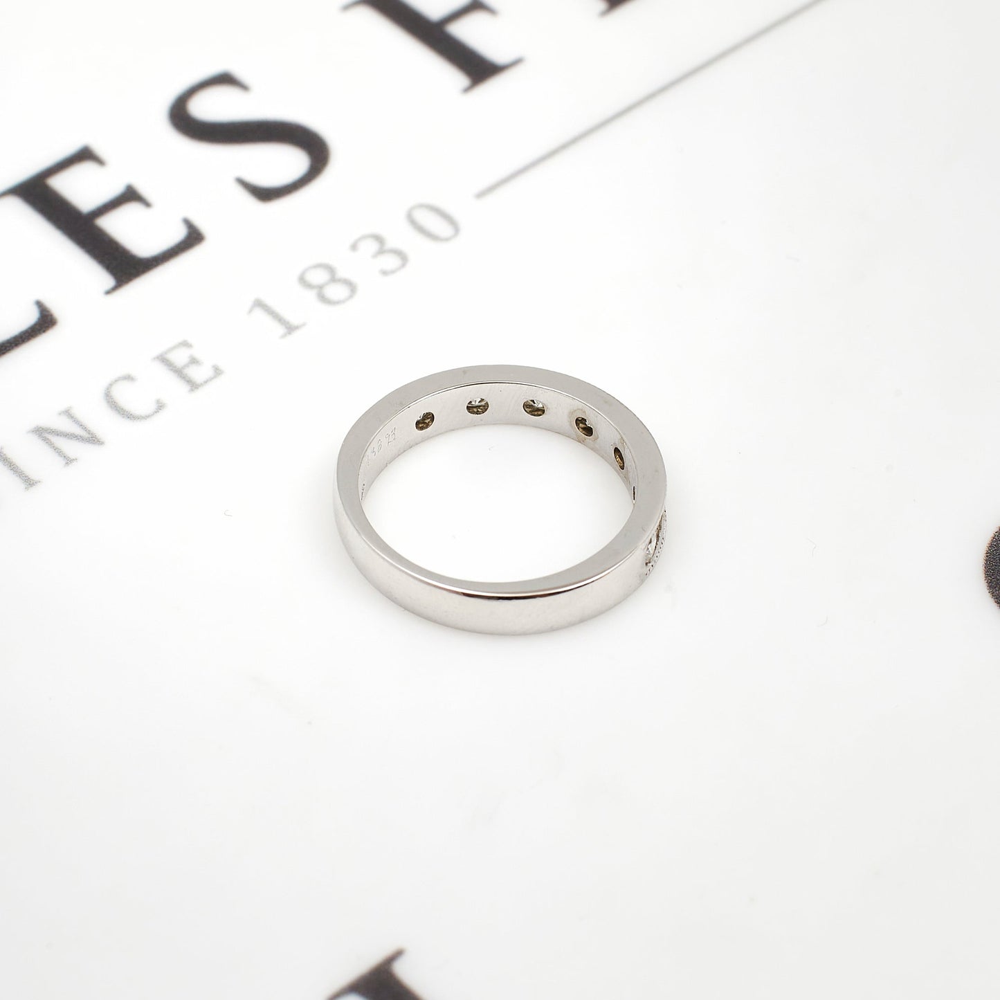 Pre-Owned Platinum Mixed Cuat Diamond Half Eternity Ring