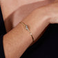 Pre-Owned 9ct Gold Wavy 0.05ct Diamond Necklace Bangle Set