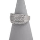 Pre-Owned 18ct White Gold Diamond Bump Head Ring