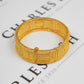 Pre-Owned 22ct Gold Filigree Pattern Hinged Bangle