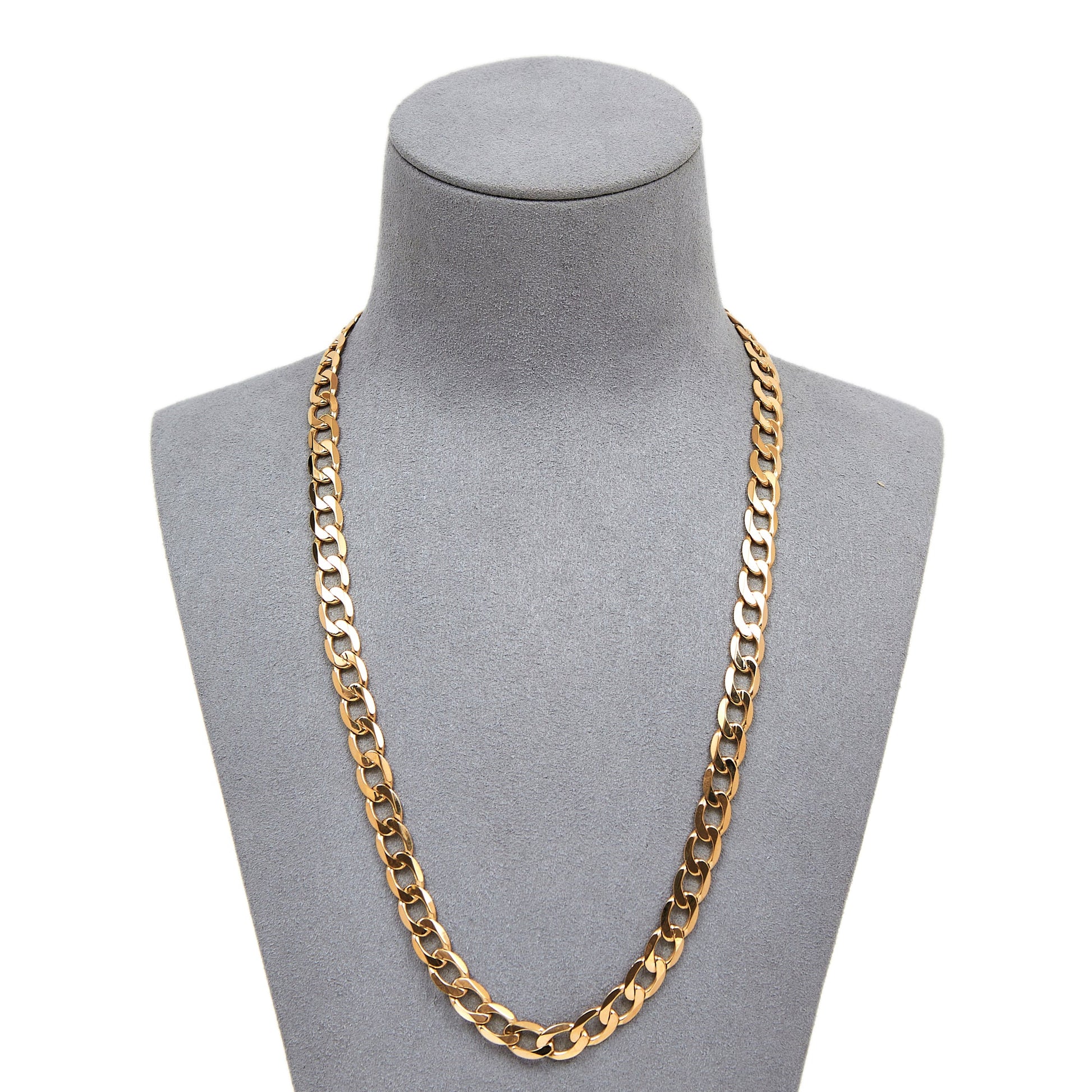 Pre-Owned 9ct Yellow Gold 20 Inch Curb Chain Link Necklace