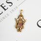 Pre-Owned 9ct Yellow Gold Cubic Zirconia Ragdoll Pendant