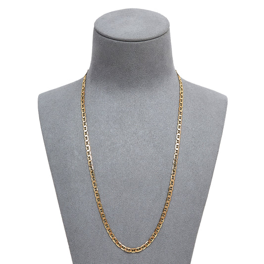 Pre-Owned 9ct Yellow Gold Anchor Link Chain Necklace