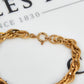 Pre-Owned 9ct Gold Engine Turned Prince Of Whales Bracelet