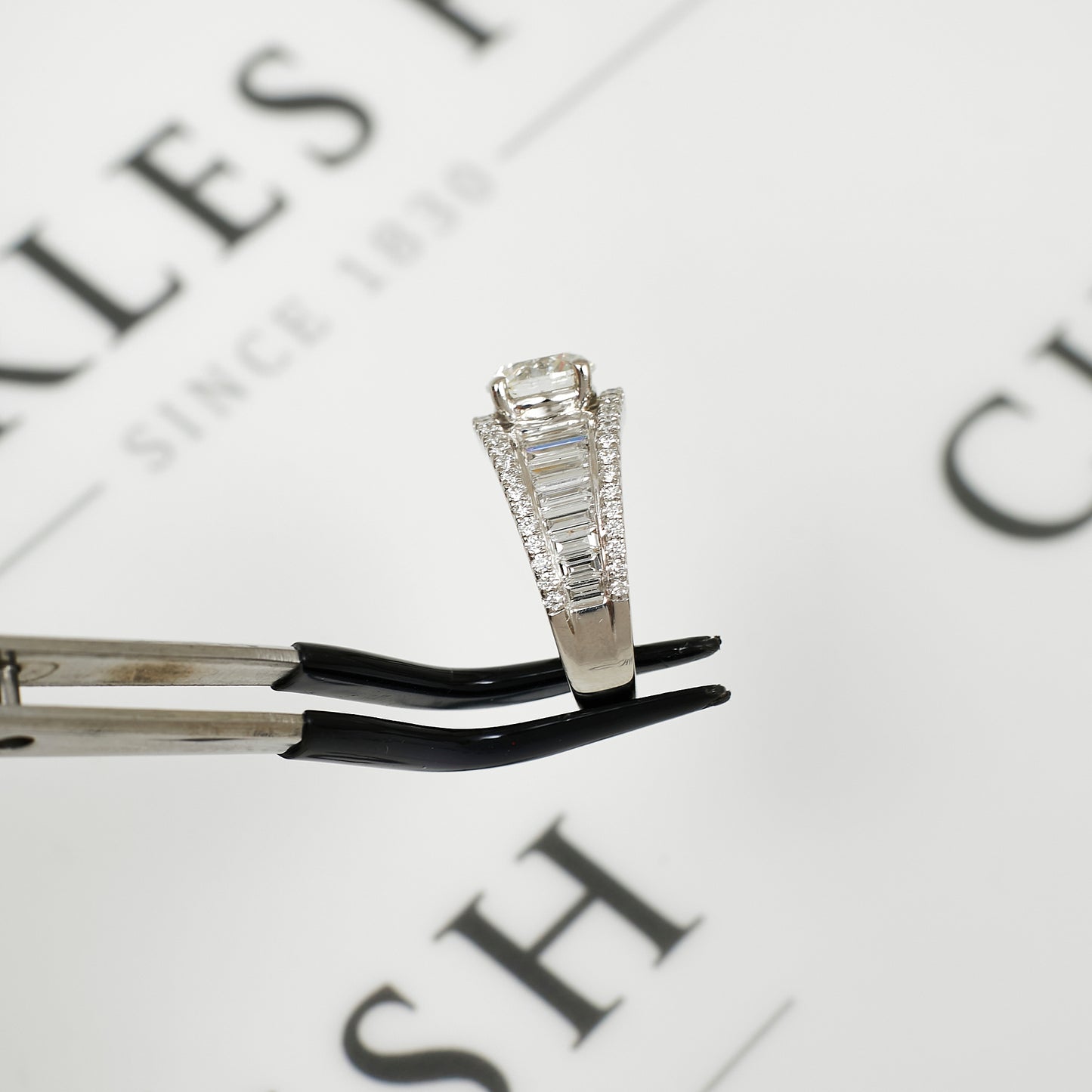 Pre-Owned Platinum & 3.19 ct Diamond Dress Ring
