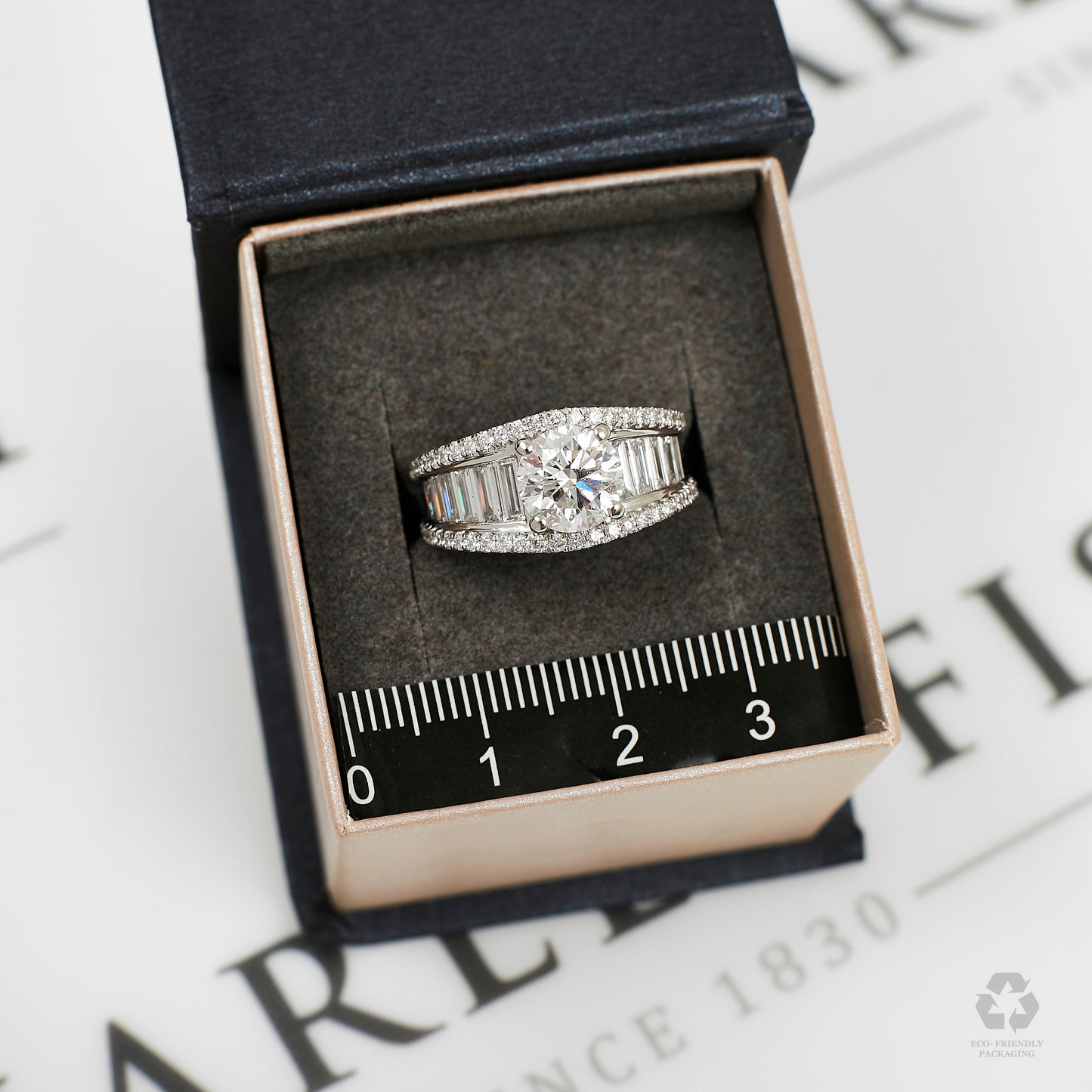 Pre-Owned Platinum & 3.19 ct Diamond Dress Ring