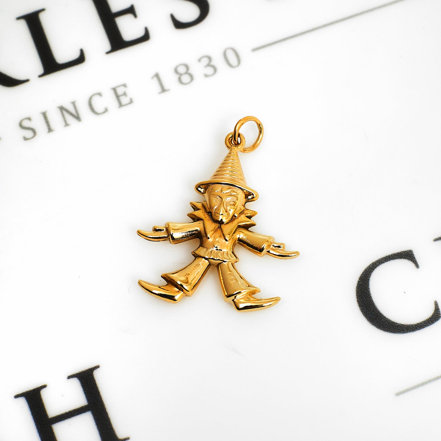 Pre-Owned 9ct Gold Little Clown Pendant