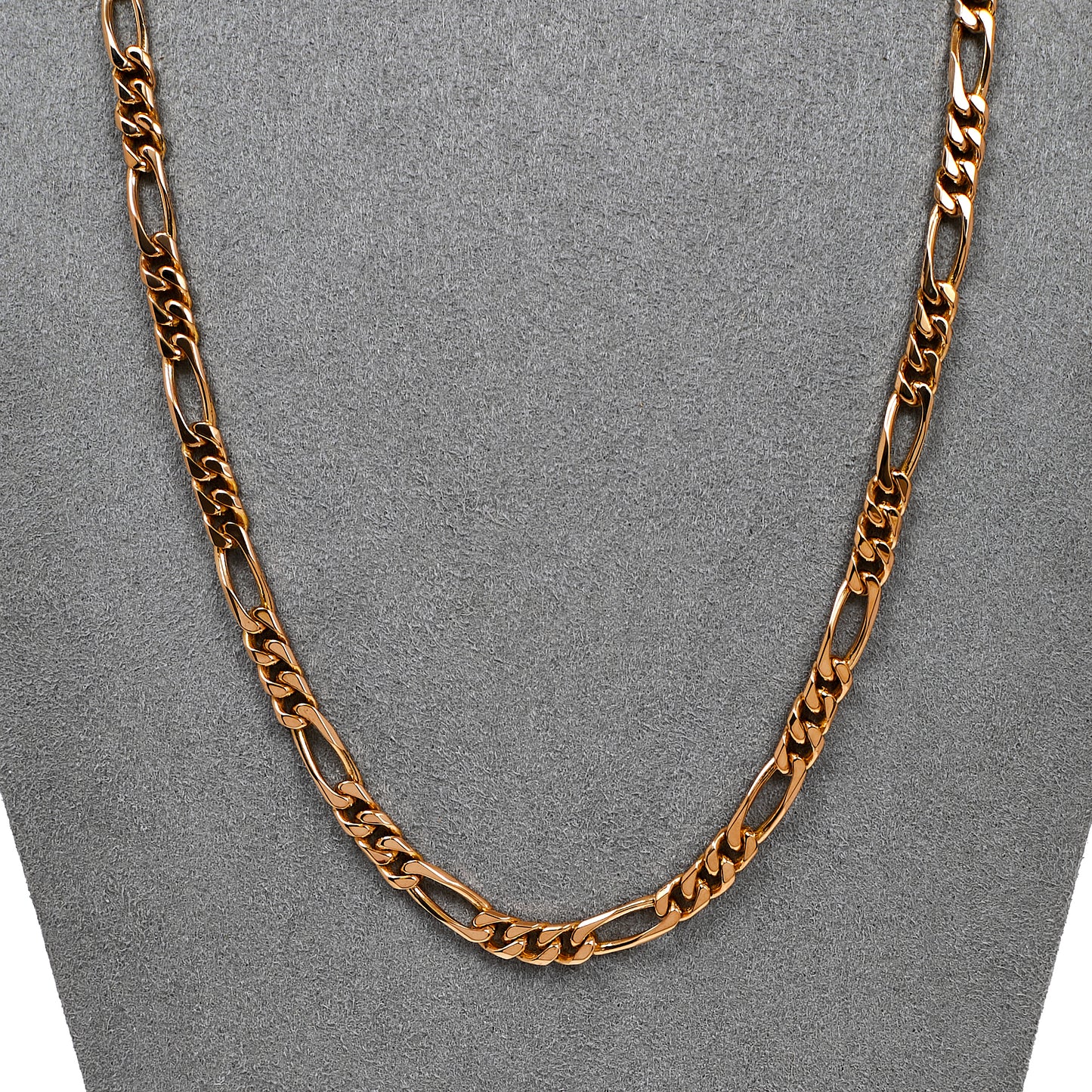 Pre-Owned 9ct Gold Figaro Chain Necklace