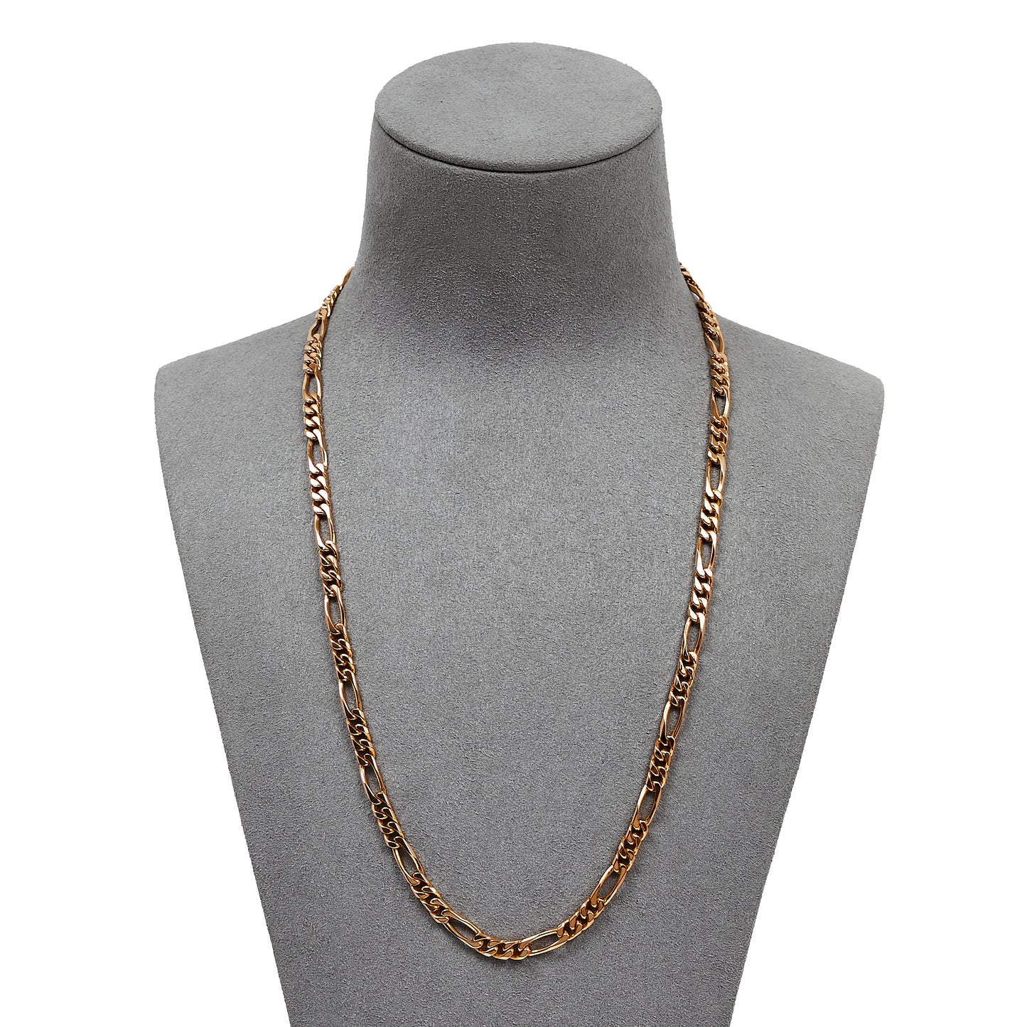 Pre-Owned 9ct Gold Figaro Chain Necklace