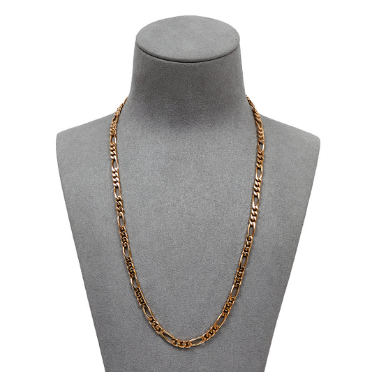 Pre-Owned 9ct Gold Figaro Chain Necklace