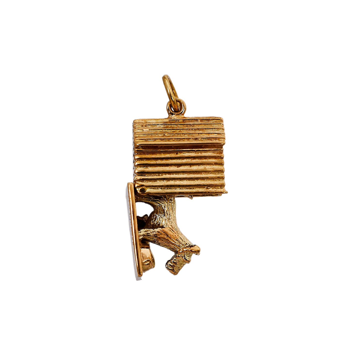 Pre-Owned 9ct Gold Dog & Kennel Charm