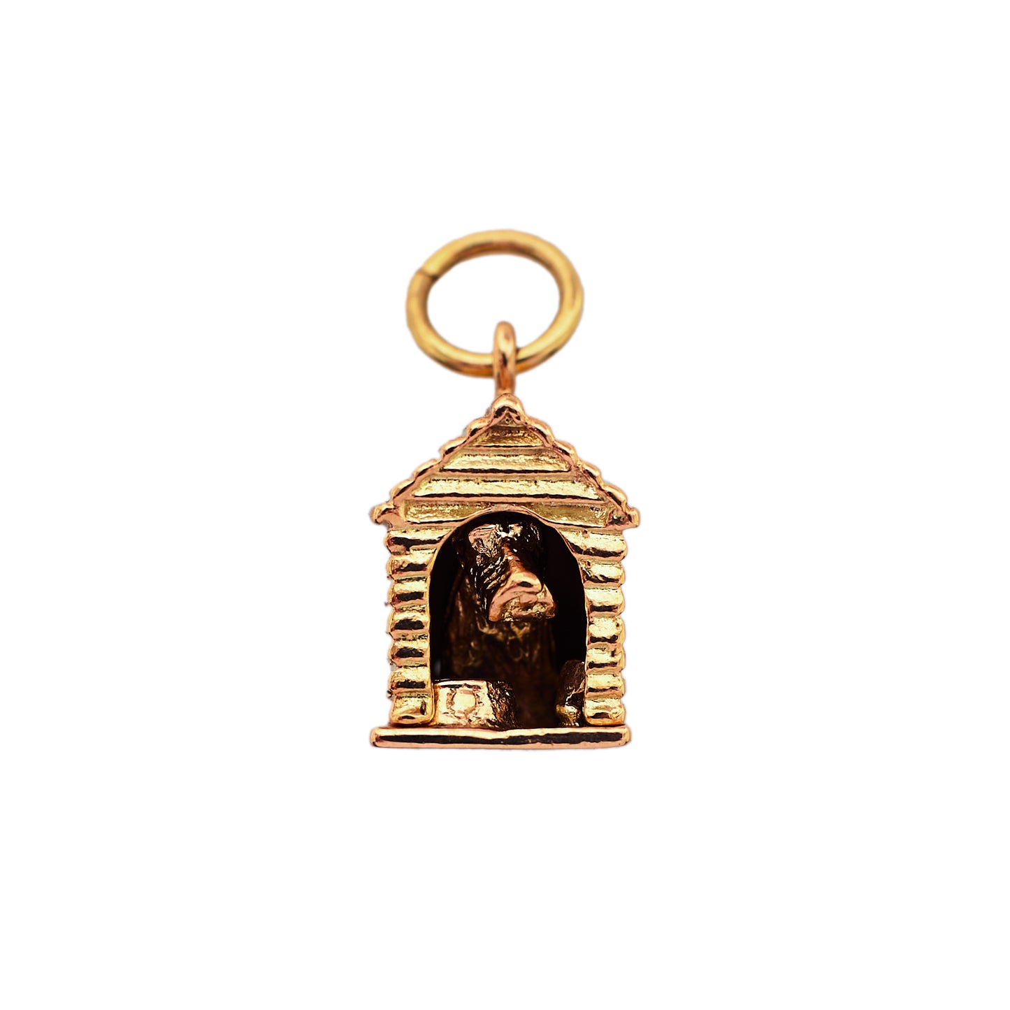 Pre-Owned 9ct Gold Dog & Kennel Charm