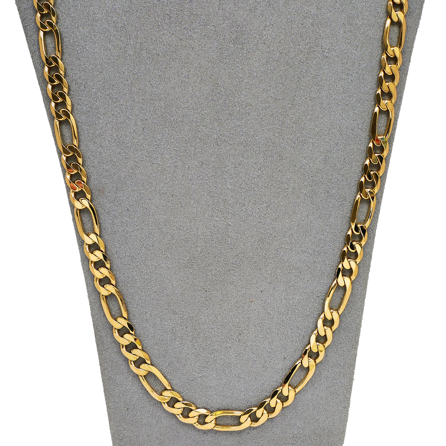 Pre-Owned 9ct Gold 6mm Figaro Chain Necklace 30 inches