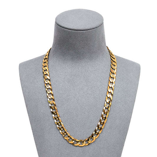 Pre-Owned 9ct Gold Curb Chain Necklace 18 Inch