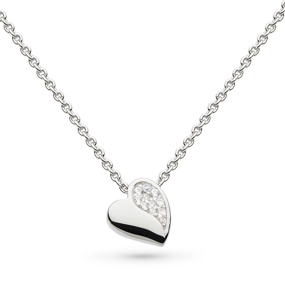 Kit Heath Miniature Zirconia Heart Necklace 90032CZ