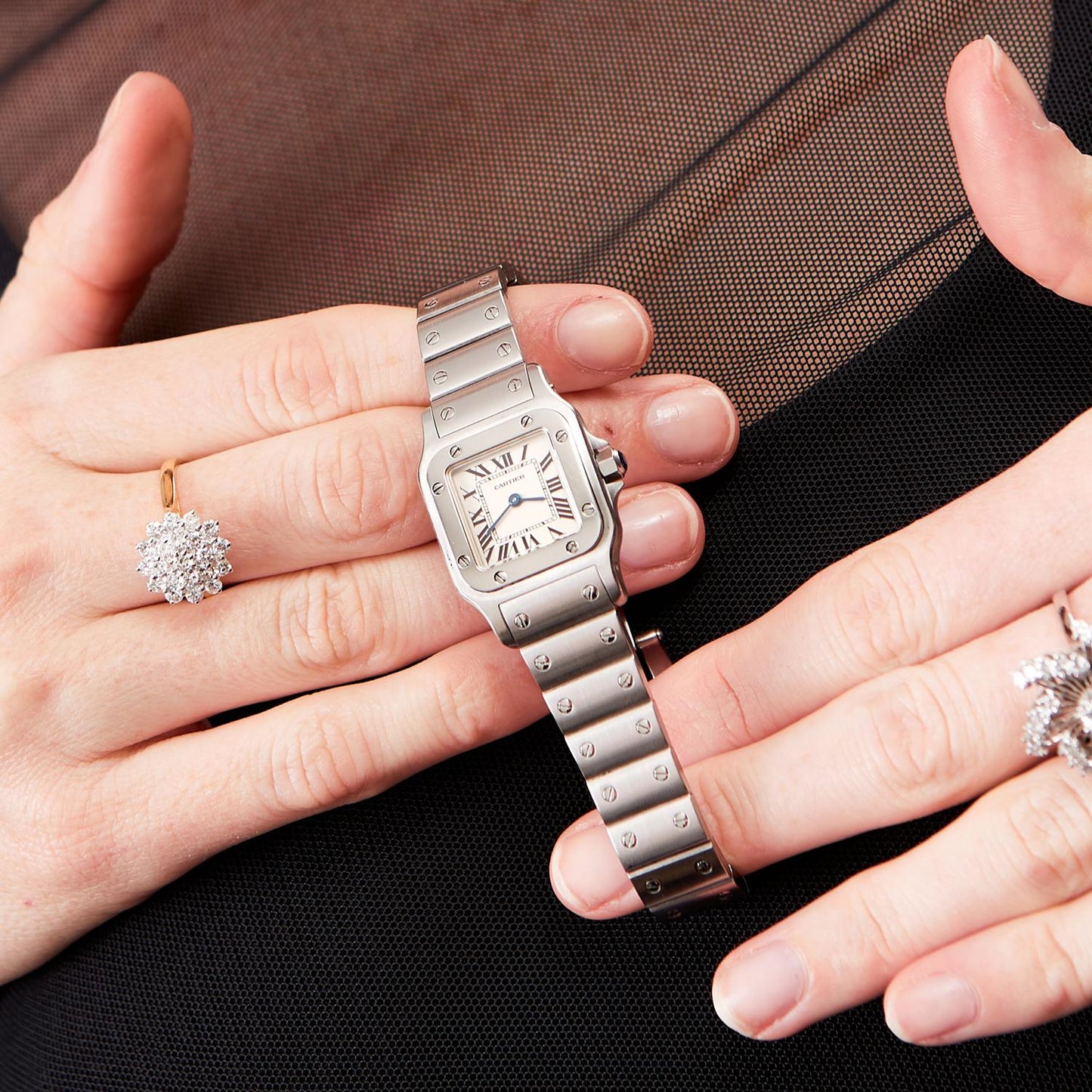 Pre-Owned Cartier Santos Galbee W20056D6