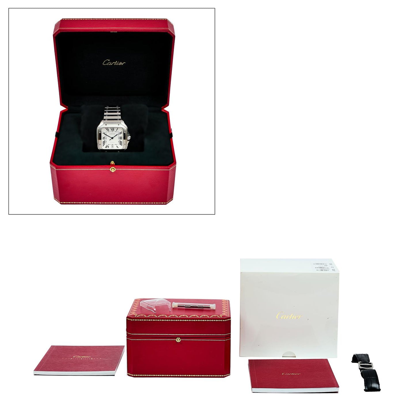Gents Steel Cartier Santos De Cartier WSSA0009