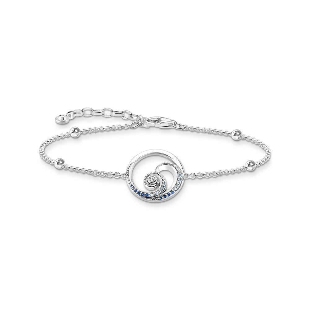 Thomas Sabo Wave Silver Bracelet A2045-644-1-L19V