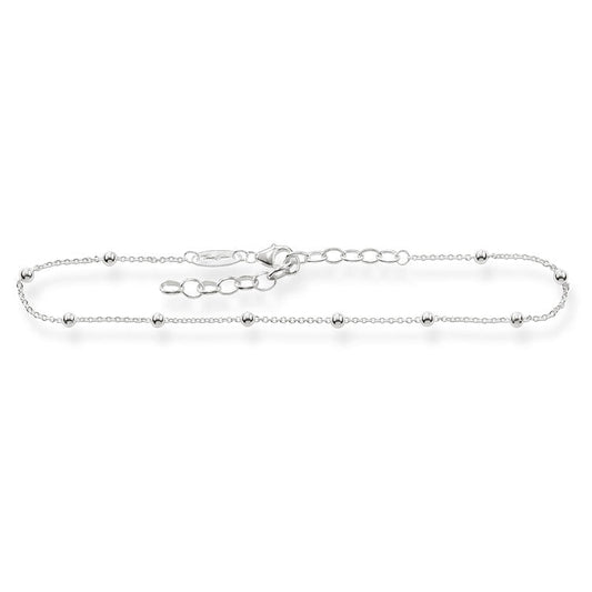 Thomas Sabo Silver Ball Anklet Ak0002-001-12