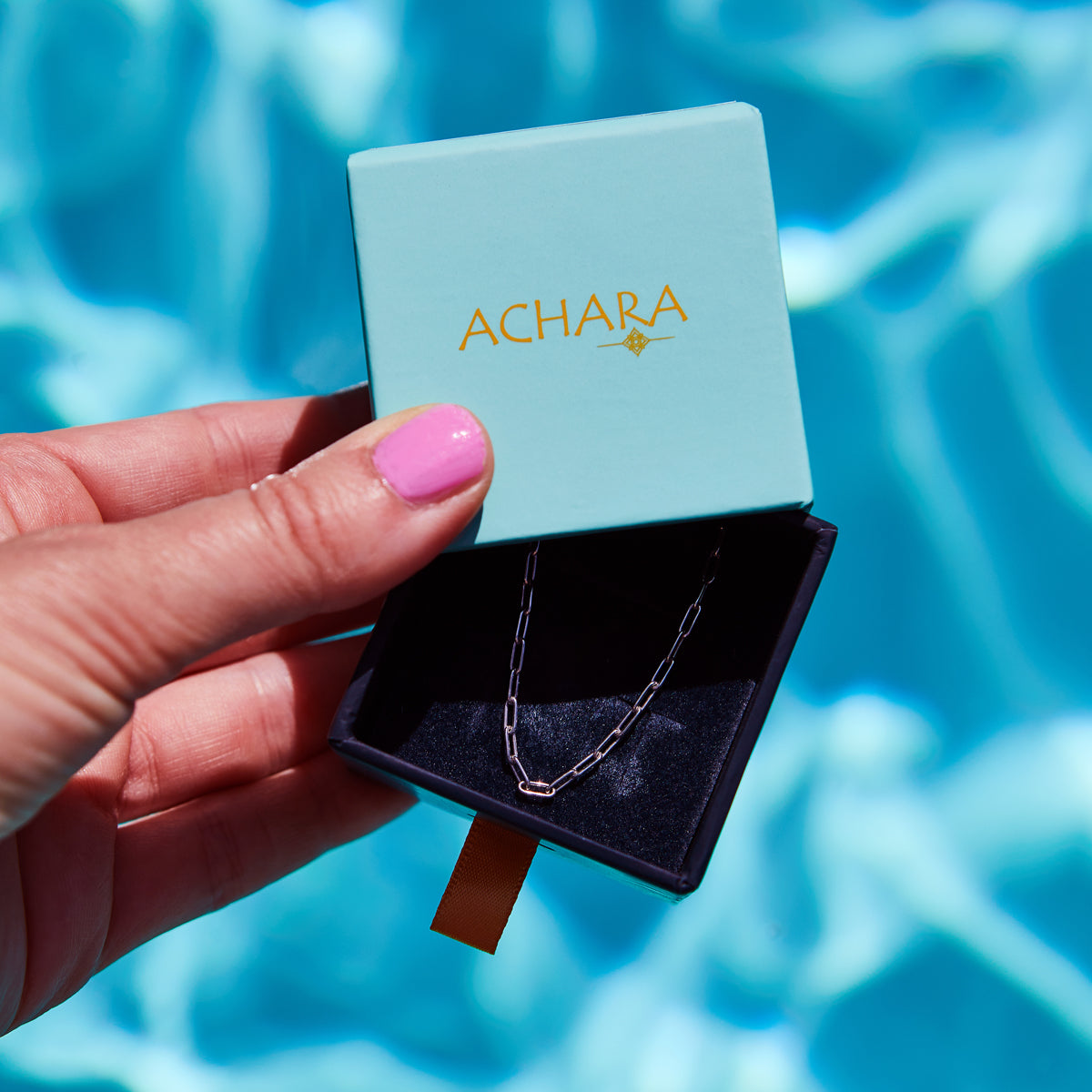 Achara Silver Ankle Bracelet Women Simple Anklet