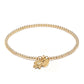 Annie Haak Santeenie Gold Charm Bracelet Turtle