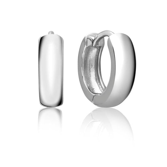 Achara Chunky Huggie Hoop Earrings