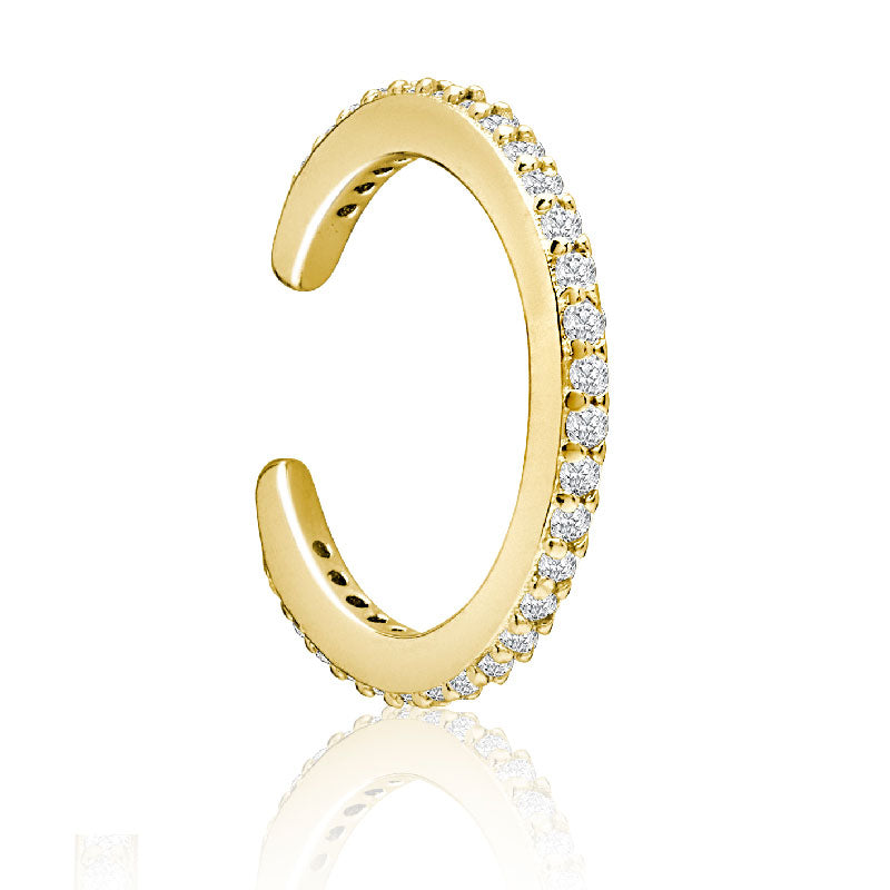 Achara Sparkling Zirconia Ear Cuff Earring