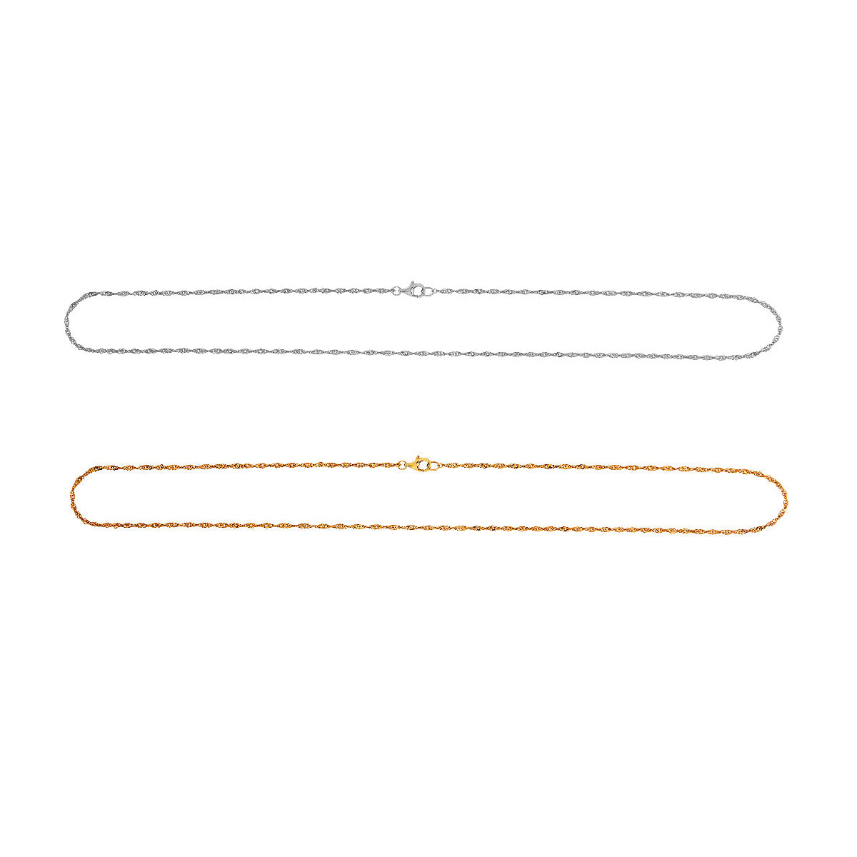 Achara Prince of Wales Water Wave Chain Necklace