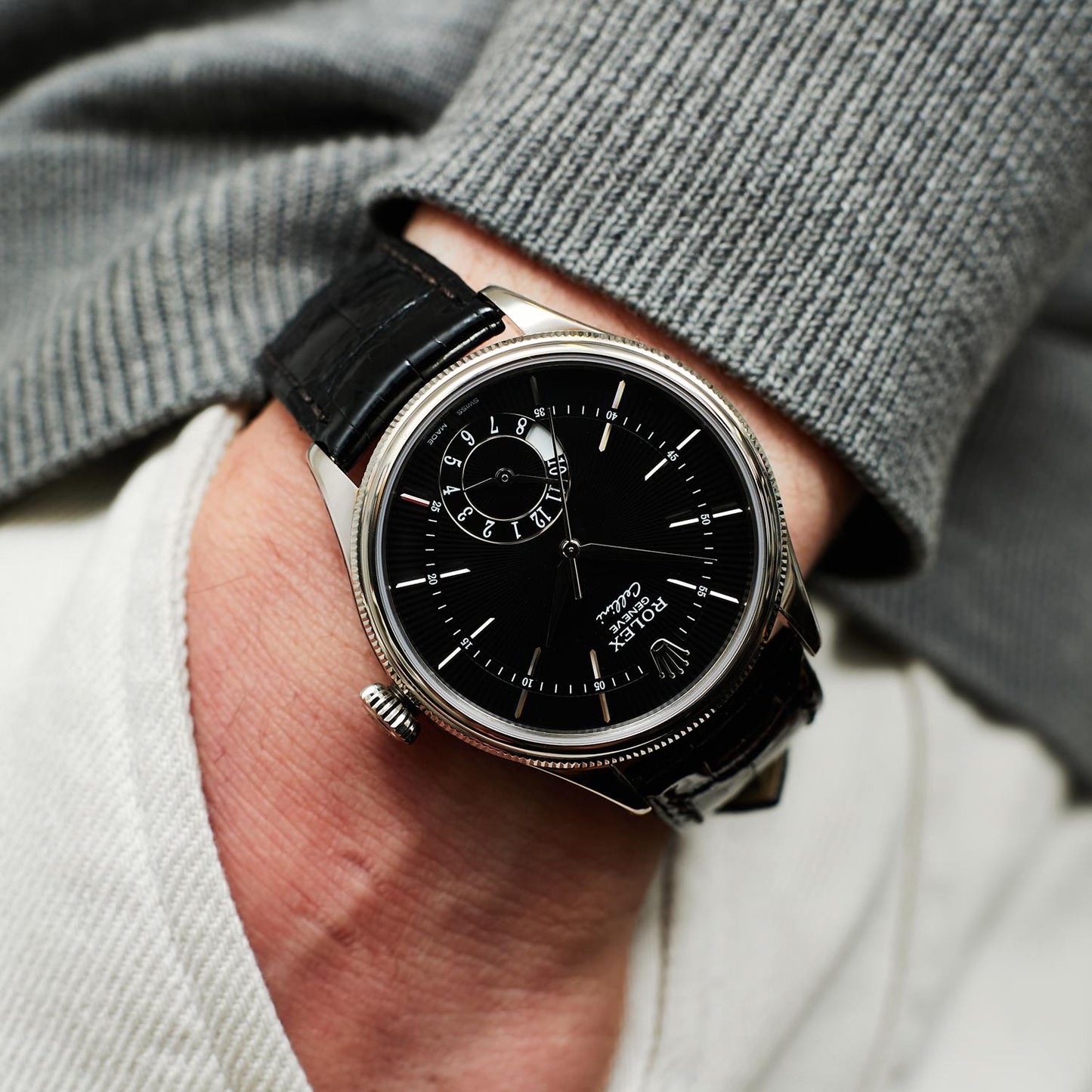 Pre-Owned Rolex Cellini Dual Time 50529