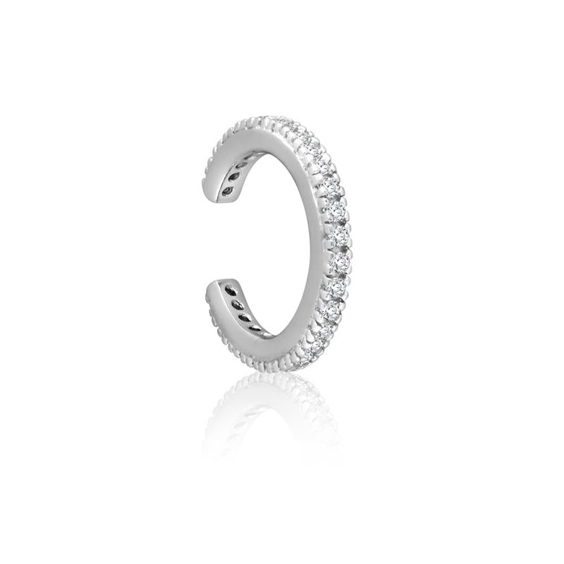 Achara Cubic Zirconia Ear Cuff Earring